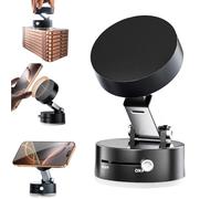 Genérico Vacuum Magnetic Phone Holder for Car, Double-Sided Electric Vacuum and Magnetic Adsorption Adjustable Phone Mount (Black)