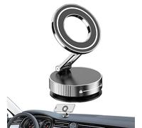 Genérico Vacuum Magnetic Phone Holder | Suction Mobile Mount | Sucti0n Device Cardle 360°Rotatable Foldable Portable Strong Magnet Stand | M0unt for Your Cars/Gym/Mirror/Shower