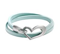 Genérico Valentin Frases Joyería Multi Funcional Pulseras Collar Mujeres Calientes Multicapa Pulsera Lindo Corazón Pulsera Dulce Pulsera De Cuero Pulsera Apilable Pareja Ancho Rosa Joyería, talla