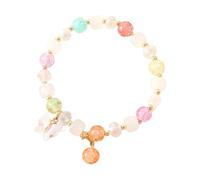 Genérico Valentin Perlado Chapado Elección Joyería Pulsera Hada Joyas Hecho a mano para parejas y Varios 2 Rosa Pulsera Anillos, talla única, Plástico, No es una piedra preciosa