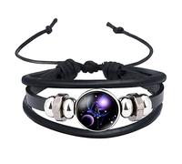 Genérico Valentin Pulsera Luna Anillos Negro Unisex Elección Regalo Para Y Joyería, talla única, Vidrio, No es una piedra preciosa