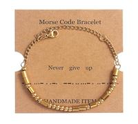 Genérico Valentin Silver Mm Rosa Joyas Pulseras para Mujer Inspirational Adjustable Pulseras para Parejas Mom Friend Hombre con Pulsera Joyería, talla única, Metal, No es una piedra preciosa