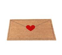 Genérico Valentine’s Day Doormat - Romantic Envelope Design | Diatomaceous Earth Rug in Multiple Sizes, Festive Floor Mat for Family Friends Adults Men Women Home Office Bedroom Living Room