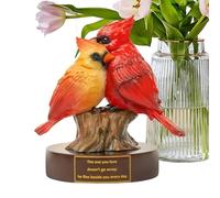 Genérico Valentines Birds Figurine | Romantic Resin Realistic Decoration,Wedding Decor | For Family Friends Wife Husband Holiday Birthday Party Offices Home Entryway Living Room Dormitory