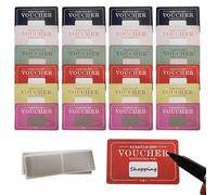 Genérico Valentine's Day Love Cupones, 24X Romantic Game Cards, Pareja Erasable Love Note Vouchers, for Anniversaries, Birthdays, Sorpresas, Date Nights, Weddings, Home, Travel