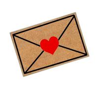 Generico Valentine's Door Mat | Envelope Design Anti-Slip Doormat, Entrance Rug For Playroom, Bedroom, Living Room, Living Room, Kitchen, Apartment, Office, Hotel, Dorm & Party Decoration