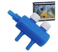 Generico Válvula de flujo de aire para acuario - Conector divisor para tubo de acuario del distribuidor de control de oxígeno, herramienta de ajuste de la compañía aérea ajustable | Desig