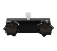 Genérico Válvula de Grifo de Ducha para Autocaravana Manija de Abs Negra, Fácil Ajuste y Rosca 1/2, Adecuado para Aventuras al Aire Libre