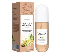 Genérico Vanilla Perfume Spray, Body and Hair Fragrance, 60ml Vanilla Scent, Long-Lasting Deodorizing Spray, Refreshing Body Mist, Confidence-Boosting Perfume