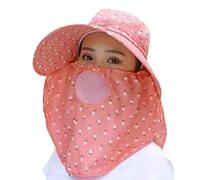 Genérico vaquero fieltro de sol mujeres ajustable anti al aire libre montar sombrero sol sombrero de bruja, caqui, Talla única