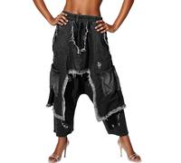 Genérico Vaqueros De Mujer,Pantalones Vaqueros HaréN De Cintura Alta para Mujer Pantalones Casuales Ajustados para Salidas Diarias Y Actividades De Ocio Pantalones CóModos De Verano Y OtoñO