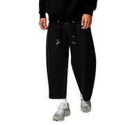 Genérico Vaqueros Hombre Pantalones Hombre Pantalones Vaqueros Hombre Ropa de Entretiempo High Street Pierna Ancha Diseño Asimétrico De Bolsillos Curvados Declaración De Moda Vanguardista