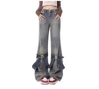 Genérico Vaqueros Mujer de Tiro con Corte Ancho y Diseño Moderno para un Estilo Urbano y Cómodo en tu Vida Diaria