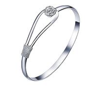 Genérico Varias Rodonita Rodonita Joyería Woven Rope Pulsera Suitable As A Birthday For Your Pulsera Frases Amantes Joyería, talla única, Metal, No es una piedra preciosa