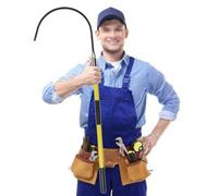 Genérico Varilla de Electricista aislada de 10-220 kV con Gancho de Rescate de Alta tensión y Apertura de 42 cm, Ganchos de Rescate de Seguridad eléctrica con Bolsa de Almacenamiento, Vara