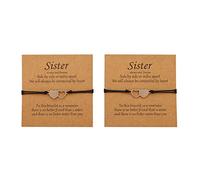 Genérico Varios Color Perla Pulseras Pulseras Joyería Mejores Amigos Pulsera Pulsera Joyería Amistad Regalo Pequeña Con Perlas Joyería, talla única, Metal, No es una piedra preciosa