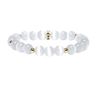 Genérico Varios Mensajes Junco Pulsera Joyas High End Jewelry Ladies Beaded Pulsera Piedras Acero Mm Anillos, talla única, Plástico, No es una piedra preciosa