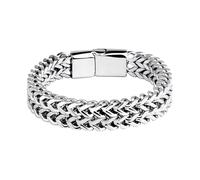 Genérico Varios Varios Naturales 4 Pulsera Anillos Hombres, Moda, Punk, Dominador, Cubano de Alta Calidad Pulseras Perlas Natural Mamá Hombre Pulsera, talla única, Metal, No es una piedra preciosa