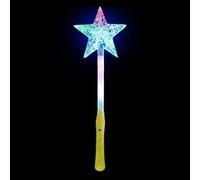 Genérico Varit-a LED iluminada, varitas Intermitentes con luz de Estrella, Varit-a de Fiesta con varitas Luminosas navideñas, Juguete Giratorio con V-arita mágica, Luces LED Intermitentes de Colores