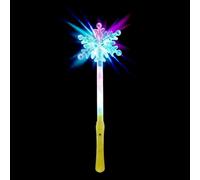 Genérico Varit-a LED iluminada, varitas Intermitentes con luz de Estrella, Varit-a de Fiesta con varitas Luminosas navideñas, Juguete Giratorio con V-arita mágica, Luces LED Intermitentes de Colores