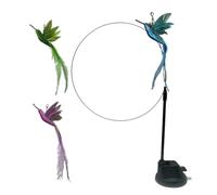 Genérico Varita De Plumas para Gatos - Juguete de Estimulación Felina | Ejercicio Y Enriquecimiento para Cazar, Perseguir Y Aliviar El Estrés con Ventosa