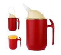 Genérico Vaso Antiderrames Para Adultos Mayores - Taza De Alimentación Antivuelco Con Asa - Tazas Ergonómicas Con Tapa Para Personas Con Dificultades De Movilidad - Uso Diario