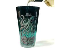 Genérico Vaso Cervecero,Vaso cóctel con diseño pulpo 500 ml - Jarra cervecera para tailgating - Para Whisky Cóctel Vino Bebida Hombres Marido Novio Hogar Oficina Y Bar