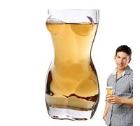 Genérico Vaso de cerveza corporal: forma de cuerpo sexy, taza ďe vino y cerveza, vaso đe whisky d́e larga duración | V́aso multiusos para Bar, hogar, diversión, diseño único, duradero, fácil d̄e