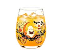 Genérico Vaso de de calabaza 400ml Vasos De Vino Sin Pie Fantasma Calabaza