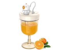 Genérico - Vaso de vino con pajita portátil, lindo, antigoteo | Vaso para Ideal Hogar Exterior Picnic
