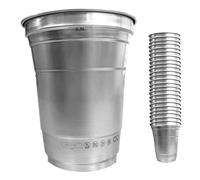 Genérico Vasos 50 cl - Vasos Pinta Ligeros y Resistentes de Sidra para Conciertos, Eventos, Festivales, Cumpleaños, Estadios deportivos - Vasos para Cerveza, Agua, Refresco, Combinados (5)