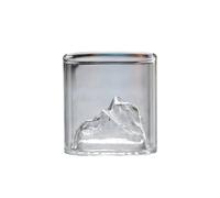 Genérico vasos de cristal Transparent Glasses Mountain Crystal Glass Drinking For(S2 125ml)