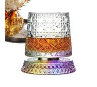 Genérico Vasos De Güisqui De,Vaso Cóctel Giratorio Con Rotación 360 Grados,Vasos De Cóctel | para Hombre Mujer Invitados Boda Cocina Hogar Bar Agua Hielo Té Café