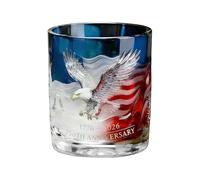 Genérico Vasos de Whisky para Hombre, Cristalería Águila 250 Aniversario de América, Copa de Whisky para, para Papá Marido Esposo Brandy Cerveza Vodka Bar Hogar Regalo Boda