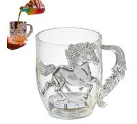 Genérico Vasos Luminosos,Caballo LED Que Cambia De Color Activado Por Agua,Taza De Café Y Vaso Luminosos | Para Té Bebida Hogar Oficina Escuela Bar Fiesta Vacaciones Año Nuevo