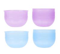 Genérico Vasos Mezcladores para Teñir el Cabello Resistentes de PP Agitadores, Tazas Transparentes para Mezcla de Tintes, Ideales para Uso en Salones Casa, 2 Piezas Color Color Aleatorio