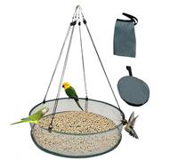 Genérico Vassoio Raccoglitore Di Semi per Mangiatoia - Catturatore Con Cerchio Da Esterno | Porta Rifiuti Esterno Risparmio Spazio per Balcone Terrazzo Giardino, Accessorio Pulizia Mangiatoie