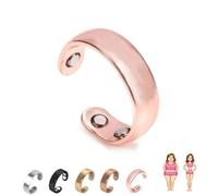 Genérico Vayro Ring Original Magnetic Wellness Ring, 2026 New Adjustable Size Rings for Men and Women, Long-Lasting Shine, No Fading (Pink)