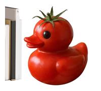 Genérico Vegetable Duck Figurines, Resin Duck Statues, Cute Table Decorations,2.95x2.36 Inches, Animal Design, Whimsical Collector Piece for Desktop Cabinet Bookshelf Living Room Studio Display