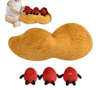 Generico Vegetal para sofá, suave peluche con forma de nuez, suave compañero relajante para dormitorio, salón, casa y exterior