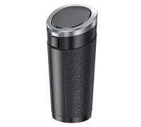 Genérico Vehicle Trash Bin, Car Garbage Holder, 7.28in Portable Waste Container, Leak-Proof Waterproof Design, Compact Lidded Organizer for Road Trips, Daily Commute, Backseat Use, Interior