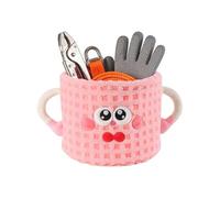 Genérico Vehicle Trunk Organizer - Oversized Cute Storage Basket Bin, PU Leather Interior Container, Cargo Management System, Everyday Storage Convenience with Comfortable Grip Handles | Fl