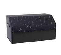 Genérico Vehicular Cargo Case - Pu Leather Container, Folding Storage Box, Magnetic Closure Bin, Premium Trunk Organizer | Travel Carrier, Essential Automobile Gear For Road Trip Camping