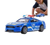 Genérico Vehículos de Retroceso - Modelo de vehículo policial de Rescate sensorial Interactivo,Los Juguetes de Coche para niños de 3 a 8 años mejoran la imaginación y la Creatividad