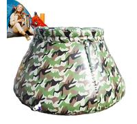 Genérico Vejiga de Almacenamiento de Agua, Recipiente de Agua Plegable,de Plegable de | Vesatilla de Almacenamiento portátil Gran Capacidad Carril de Lluvia para Jardines y Tiras de Fuego