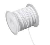 Generico Vela Wick Cotton Spool - Natural Coțton Thread 6 x 6 x 6 cm 61 m | Wicks para hacer velas | Sin zinc, sin metal, wick, 65 g