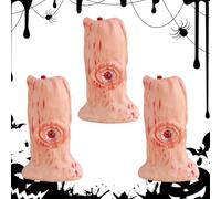 Genérico Velas de Halloween,Hueco Con Pilas Sin Llama Luz Decorativa - Lámpara de Con Efecto Sangre Para Fiestas Patio Sala Dormitorio