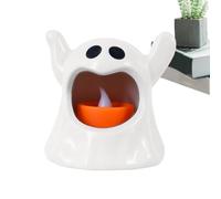 Genérico Velas Fantasma Sin Llama, Linda Lámpara Fantasma - Decoración de velas LED de terror,Luces de té LED con pilas, velas eléctricas falsas de Halloween, velas para decoración votiva