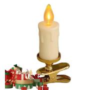 Genérico Velas LED Sin Llama - Clip Para Colgar Vela Sin Llama - Luz Parpadeante de Clip para Salón Dormitorio Bodas Fiestas Exterior