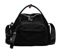 Genérico Veluna Crossbody Shoulder Bag, Veluna Crossbody Shoulder Bag Nylon for Women (Black)